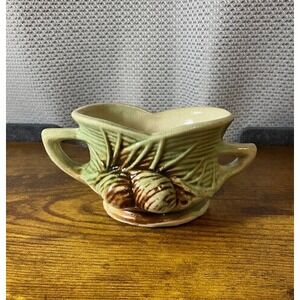 McCoy Pottery Open Sugar Bowl "Pinecone‎ Collection" Vintage 1946